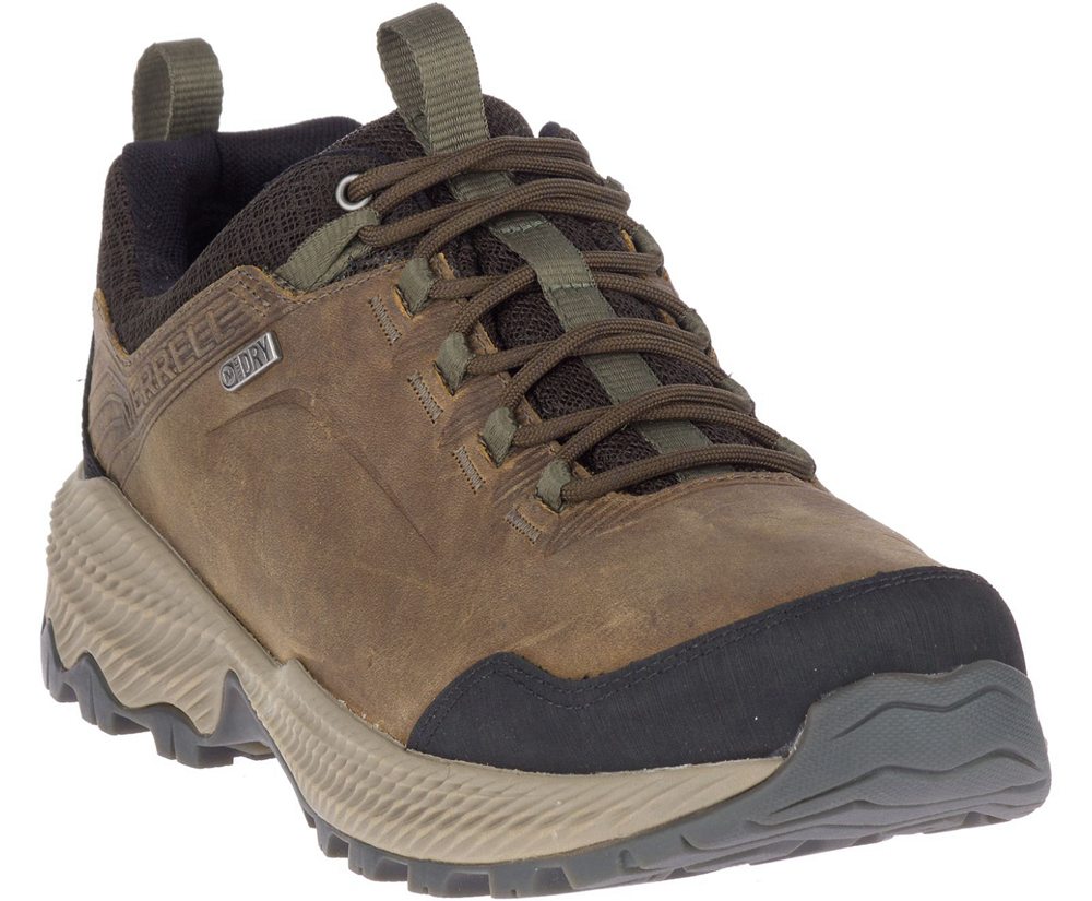 Merrell Hiking Shoes Brown - Forestbound Waterproof - Mens 95GUQRKAV